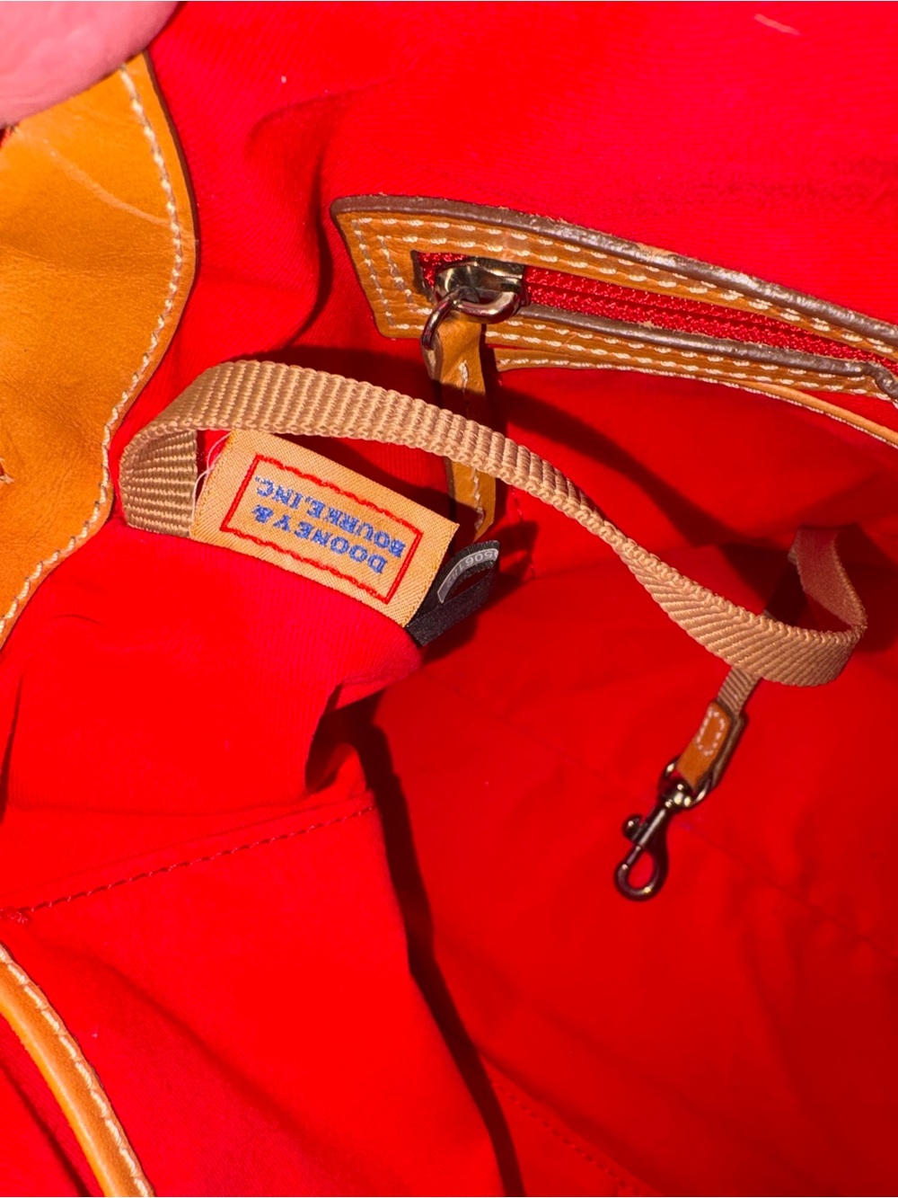 ✨ Dooney & Bourke Pebbled Leather Satchel | Ivory Cream | Tassel Detail | NWOT - Picture 9 of 12